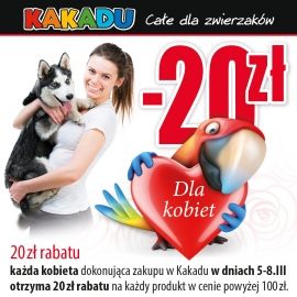 Discount on Women's Day in Kakadu
