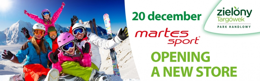 Martes Sport | Opennig new store from 20.12