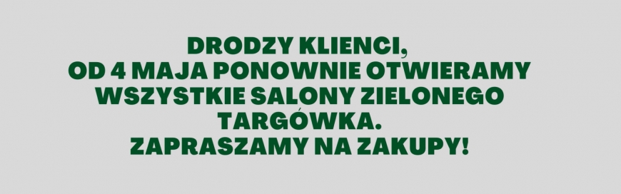 Otwaramy Zielony Targówek od 4 maja