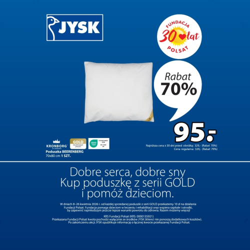 JYSK  | Dobre serca, dobre sny w JYSK!